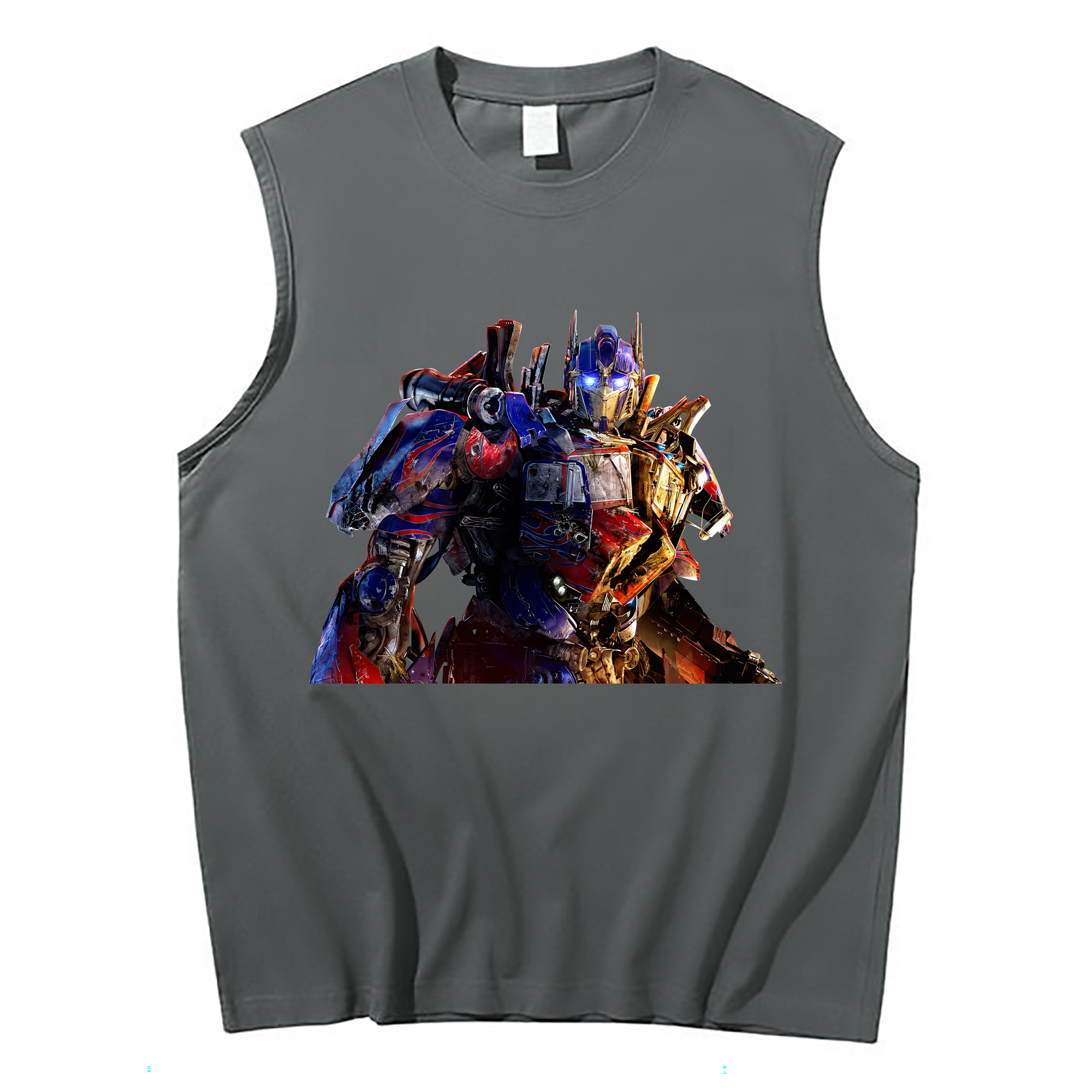 （画像用） Transformers トランスフォーマー コットン100％タンクトップ（フロントプリント）